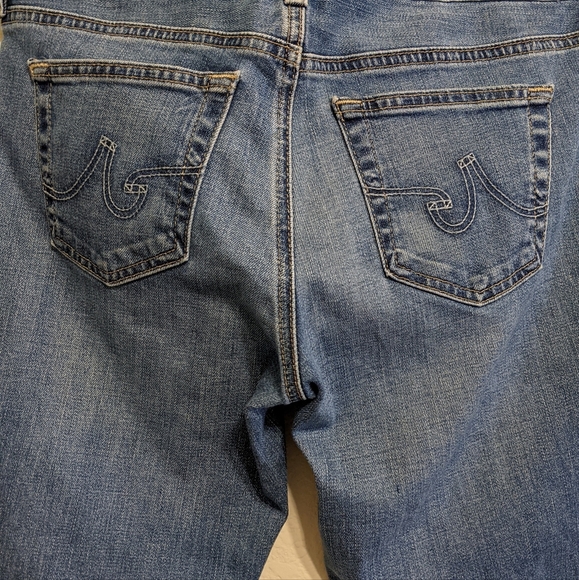 AG Adriano Goldschmied Stilt Crop Cigarette Crop Cuffed Jeans Size 29 EUC. - Picture 8 of 9